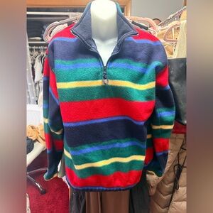 Club Room Men's Multicolor Striped Zip-Up Sweater